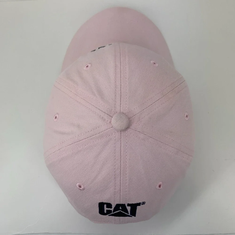 Caterpillar Pink Hat CAT Adjustable Strapback Cotton Baseball Cap